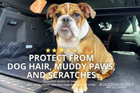 SUV Cargo Liner for Dogs 55"X82" Heavy Duty Pet Trunk Cargo Cover Area - Trunk Cover Car Protector for Dogs Waterproof Nonslip Mat - Dog Cargo Liner Suvs Vans Cars (Large, Black).