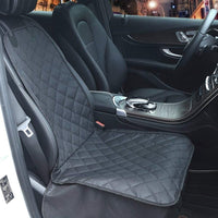 Dog Seat Cover Cars Trucks Suvs, Thick 600D Heavy Duty Pets Car Seat Cover, Waterproof & Wear-Resistant Durable Nonslip Backing & Hammock Convertible, Black, 2 Pack.