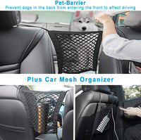 Dog Car Seat Cover for Back Seat Waterproof Backseat Protector, Nonslip Rear Seat Cover for Kids,Universal Size Fits Cars Trucks Suvs (Beige).