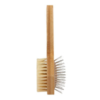 Double Sided Pin & Bristle Brush | Removes Loose Fur & Prevents Matting | Ideal for Daily Cat Grooming.
