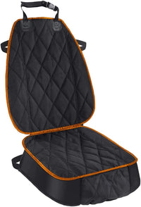 Dog Seat Cover, Waterproof Pet Car Seat Covers, Dogs Front Seat, Nonslip Heavy Duty Durable Scratch-Proof Car Seat Protector with Side Flaps, Fit Most Cars Suvs Trucks, Single.